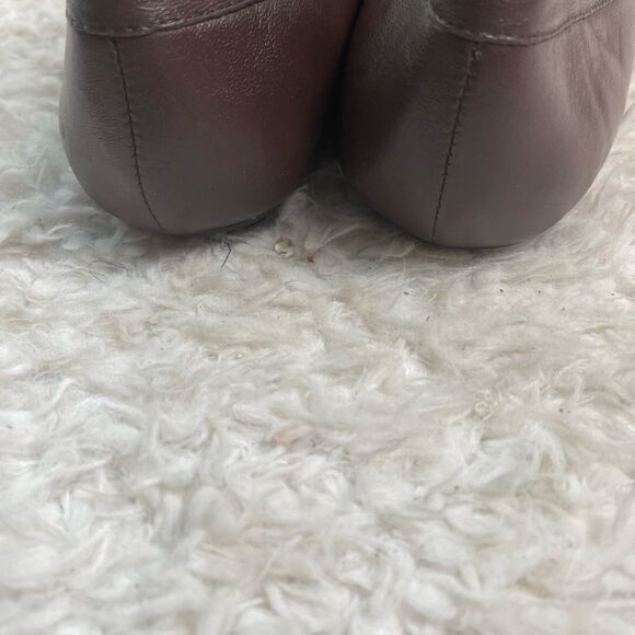 Vionic Piper Loafers Leather Brown & calf leather Leopard  print SZ9 - Picture 7 of 9